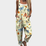 Leonor – Macacão Fluido Estampado