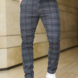 Samuel – Calças Xadrez Slim Fit