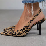 Teresa - Sapatos Slingback com Laterais Abertas