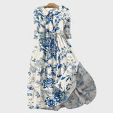 Helena – Vestido Porcelana Floral