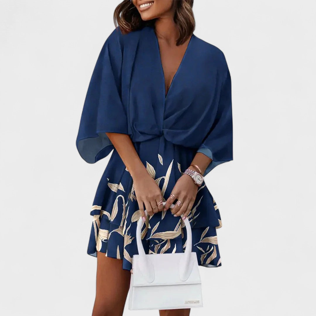 Carla - Vestido Floral Curto