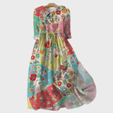 Mafalda – Vestido Patchwork Floral