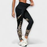 Carmo - Leggings de cintura alta com estampado de leopardo