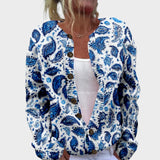 Maria - Cardigan Floral de Outono