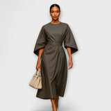 Sónia - Vestido elegante com mangas