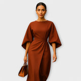 Sónia - Vestido elegante com mangas