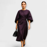 Sónia - Vestido elegante com mangas