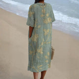 Evelina - Vestido Floral com Colarinho