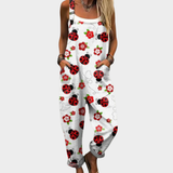 Helena – Macacão Fluido Estampado