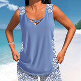 Márcia - Tankini com estampado geométrico