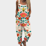 Célia – Macacão Fluido Estampado