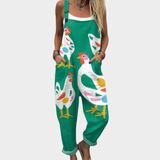 Mara – Macacão Fluido Estampado