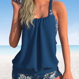 Filipa - Tankini clássico com estampado floral