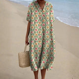 Eulállia - Vestido Floral Retro