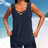 Márcia - Tankini com estampado geométrico