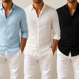 Elias - Camisa Capri em Mistura de Linho