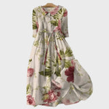Sancha – Vestido Longo Botânico