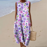 Isaura - Vestido Floral de Verão