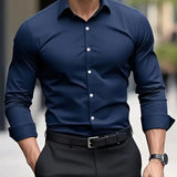 Hugo - Camisa Respirável de Mangas Compridas