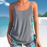 Márcia - Tankini com estampado geométrico