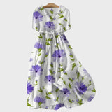 Mécia – Vestido Floral Lavanda