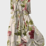 Sancha – Vestido Longo Botânico