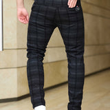 Samuel – Calças Xadrez Slim Fit
