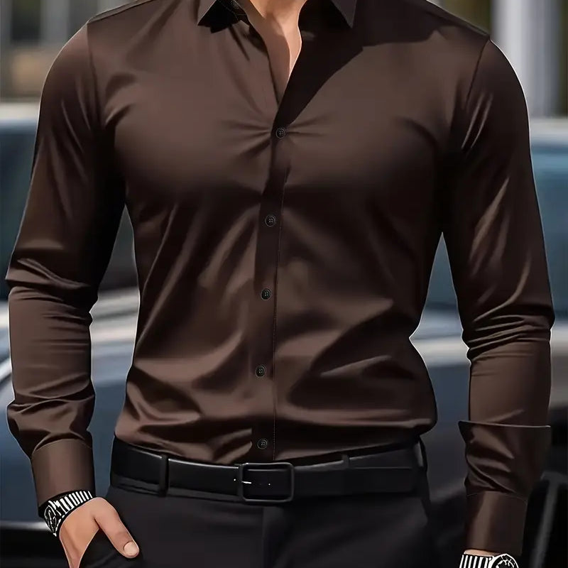 Hugo - Camisa Respirável de Mangas Compridas