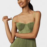 Melissa - Vestido Midi Plissado