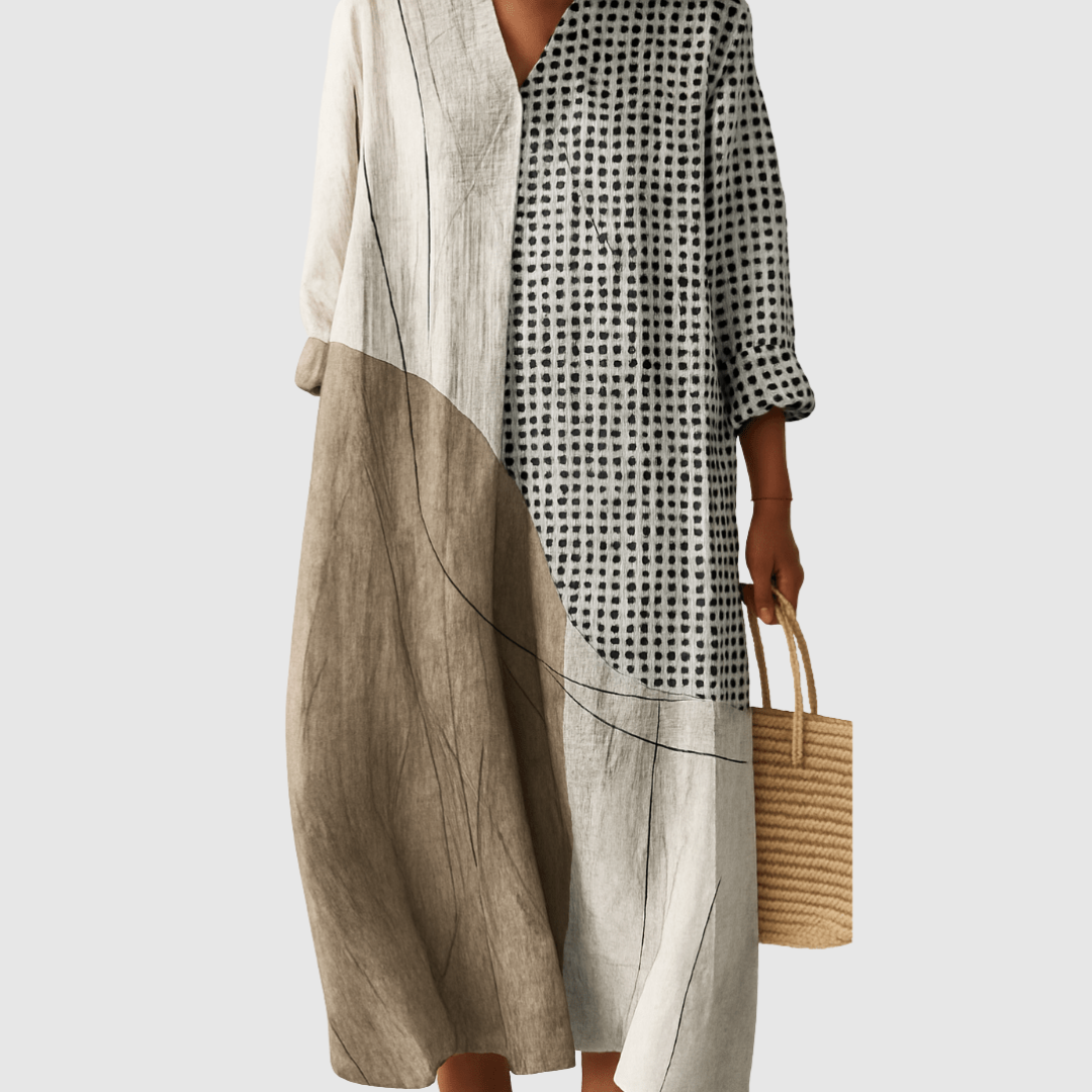 Brites - Vestido em Tons Naturais