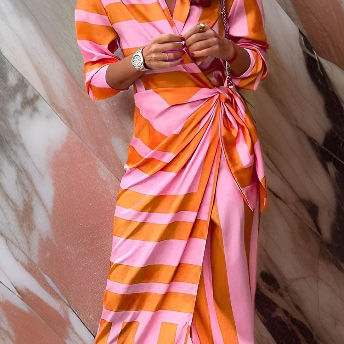 Amalia – Vestido de Primavera Longo