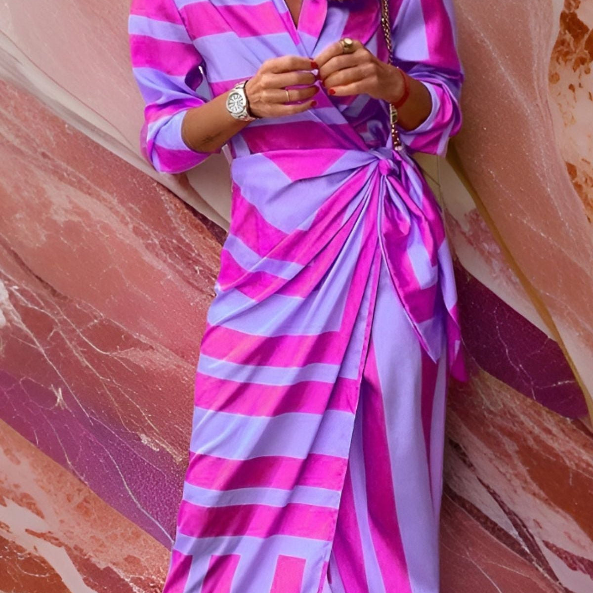 Amalia – Vestido de Primavera Longo