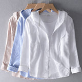 Filipa - Blusa de Algodão com Capuz