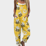 Filipa – Macacão Fluido Estampado