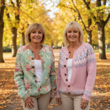 Cláudia - Cardigan Floral de Outono