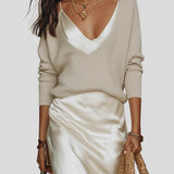 Alice - Vestido Acetinado com Camisola