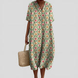 Eulállia - Vestido Floral Retro