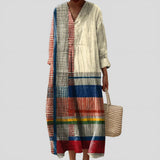 Silvina - Vestido Boémio em Patchwork
