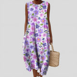 Isaura - Vestido Floral de Verão