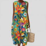Amélia - Vestido Floral Intemporal