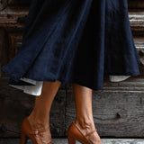 Rita - Sapatos Camel com Presilha