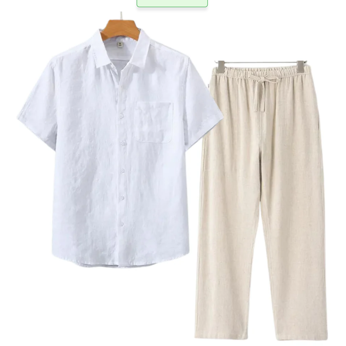 Ulisses - Conjunto de Linho Torino de Manga Curta