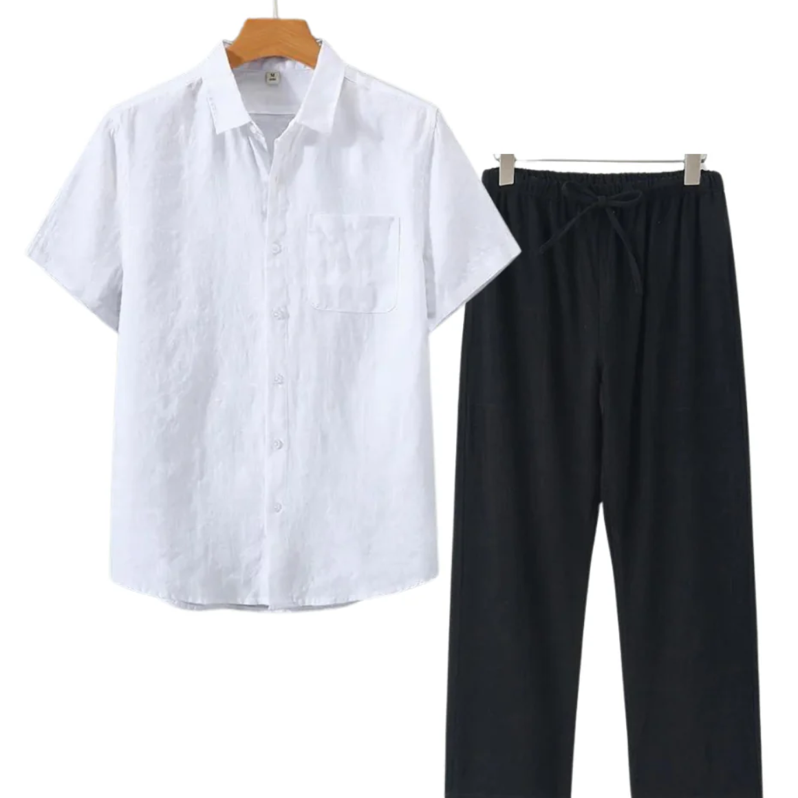 Ulisses - Conjunto de Linho Torino de Manga Curta