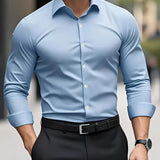 Hugo - Camisa Respirável de Mangas Compridas