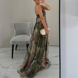 Luzia - Vestido Maxi com Estampado Floral