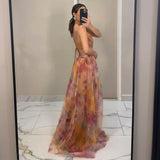 Luzia - Vestido Maxi com Estampado Floral