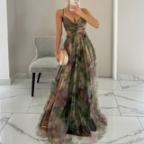 Luzia - Vestido Maxi com Estampado Floral