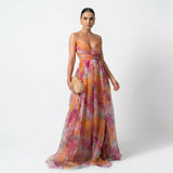 Luzia - Vestido Maxi com Estampado Floral