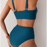 Daniela - Biquíni em tecido com pregas